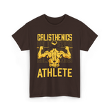 Athlete Workout Fitness Calisthenics T-Shirt - Dark Chocolate