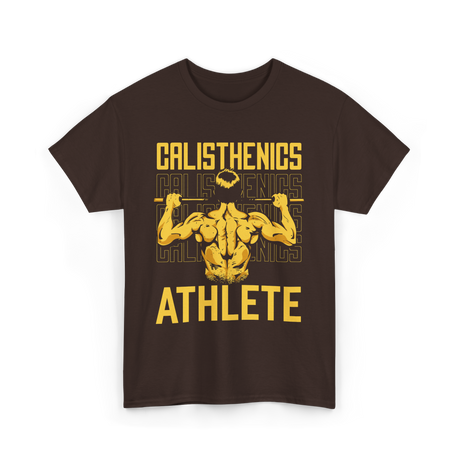 Athlete Workout Fitness Calisthenics T-Shirt - Dark Chocolate