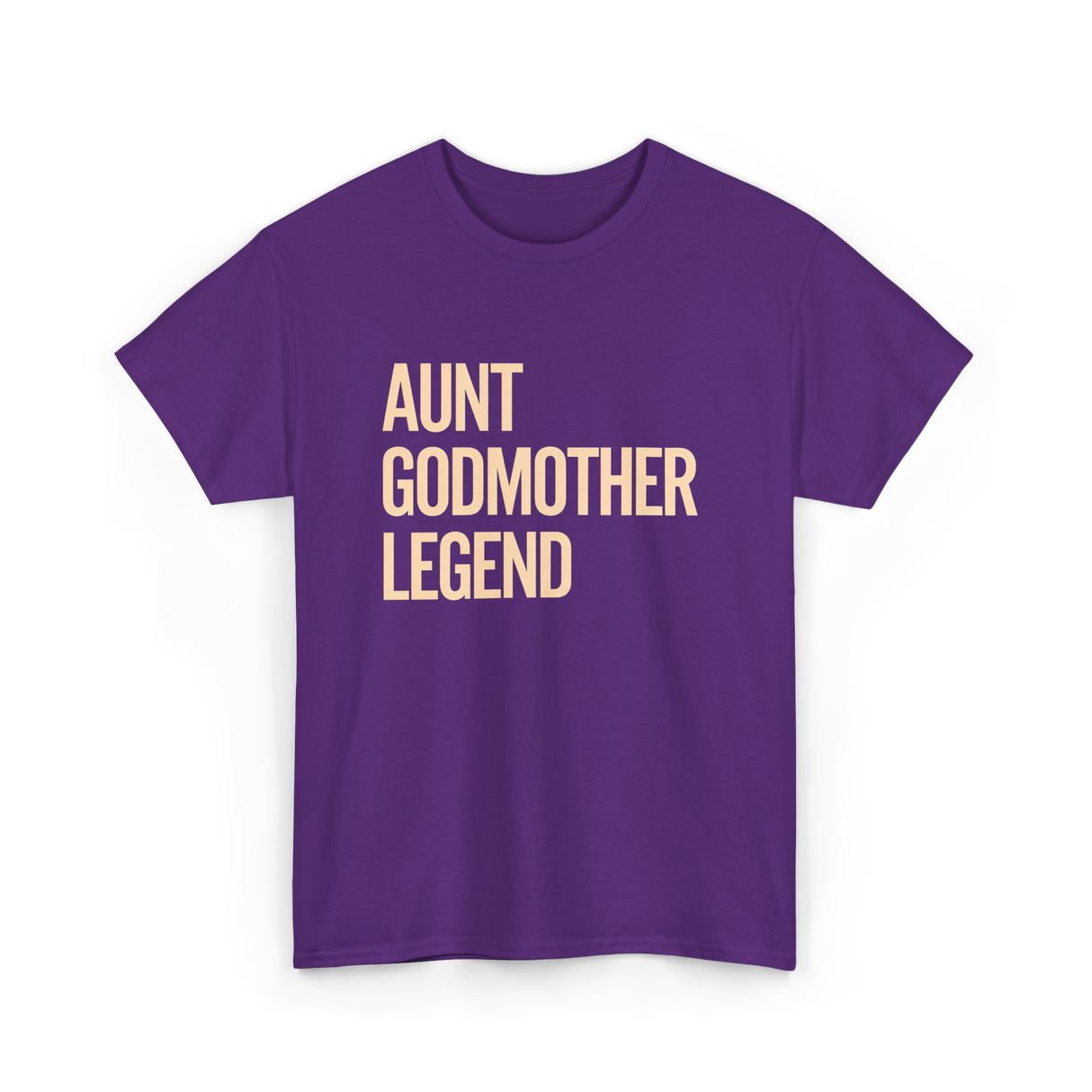 Aunt Godmother Legend Aunt Godmother T-Shirt - Purple