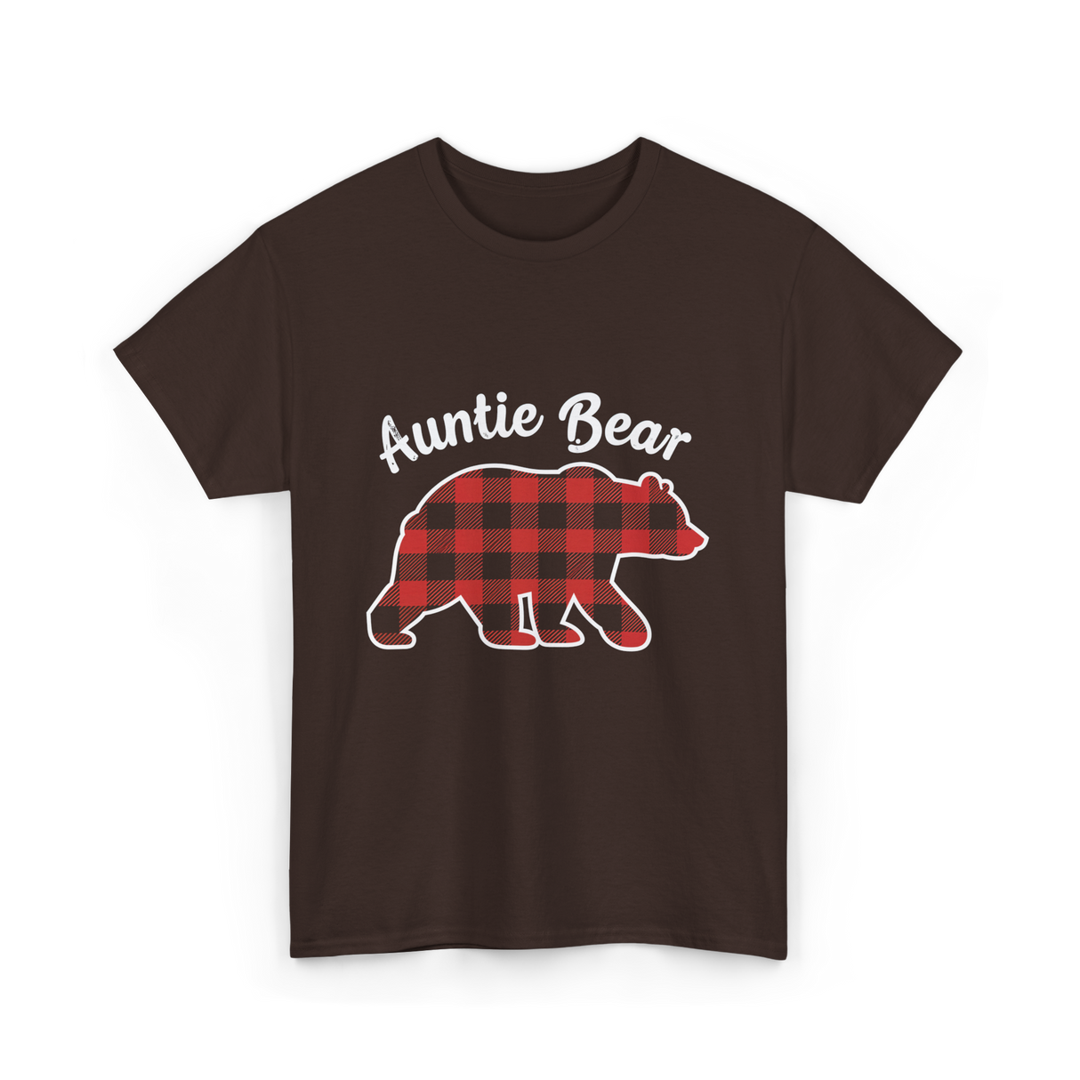 Auntie Bear T-Shirt - Dark Chocolate