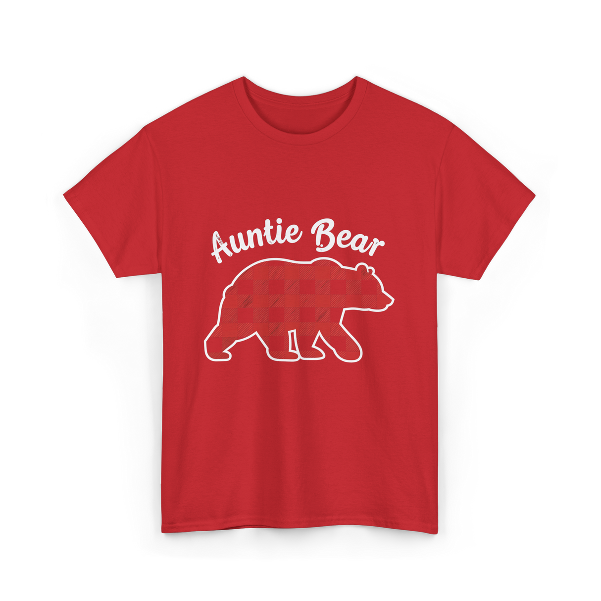 Auntie Bear T-Shirt - Red