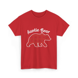 Auntie Bear T-Shirt - Red