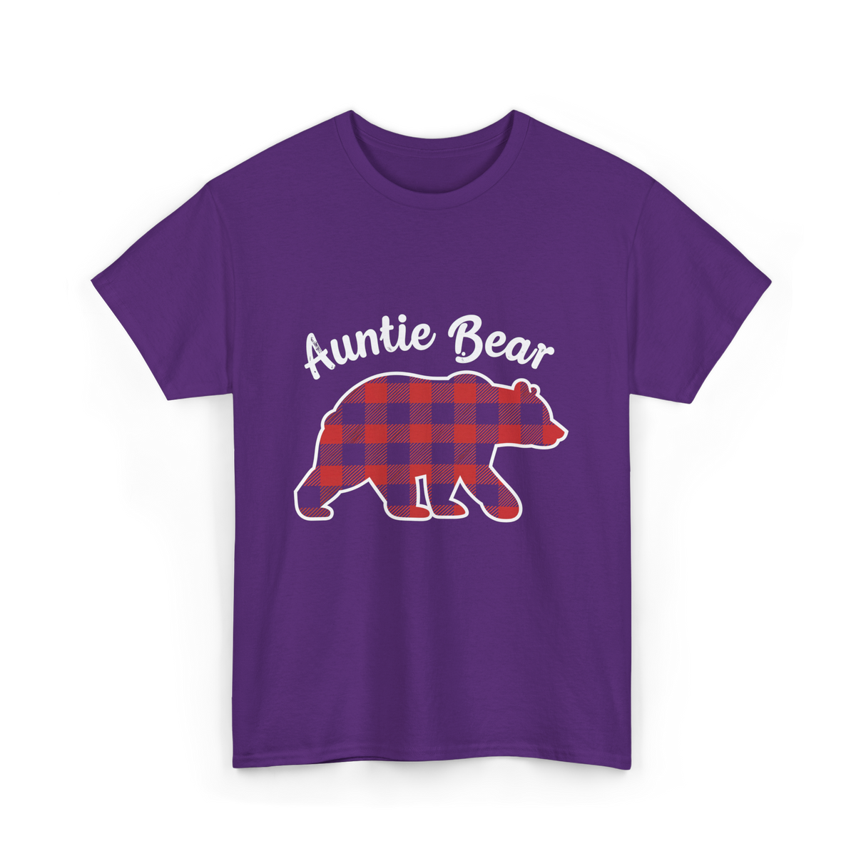 Auntie Bear T-Shirt - Purple