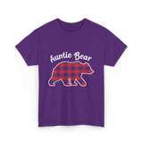 Auntie Bear T-Shirt - Purple