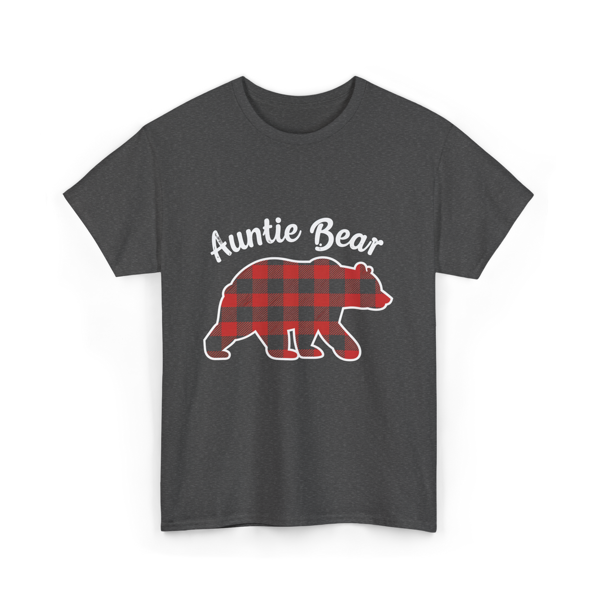 Auntie Bear T-Shirt - Dark Heather