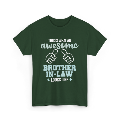 Awesome Brother in Law T-Shirt - Forest Green