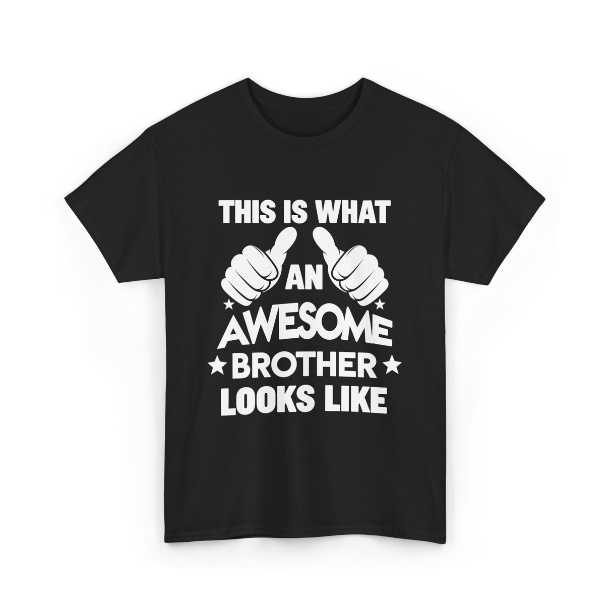 Awesome Brother Looks Brother T-Shirt - Black