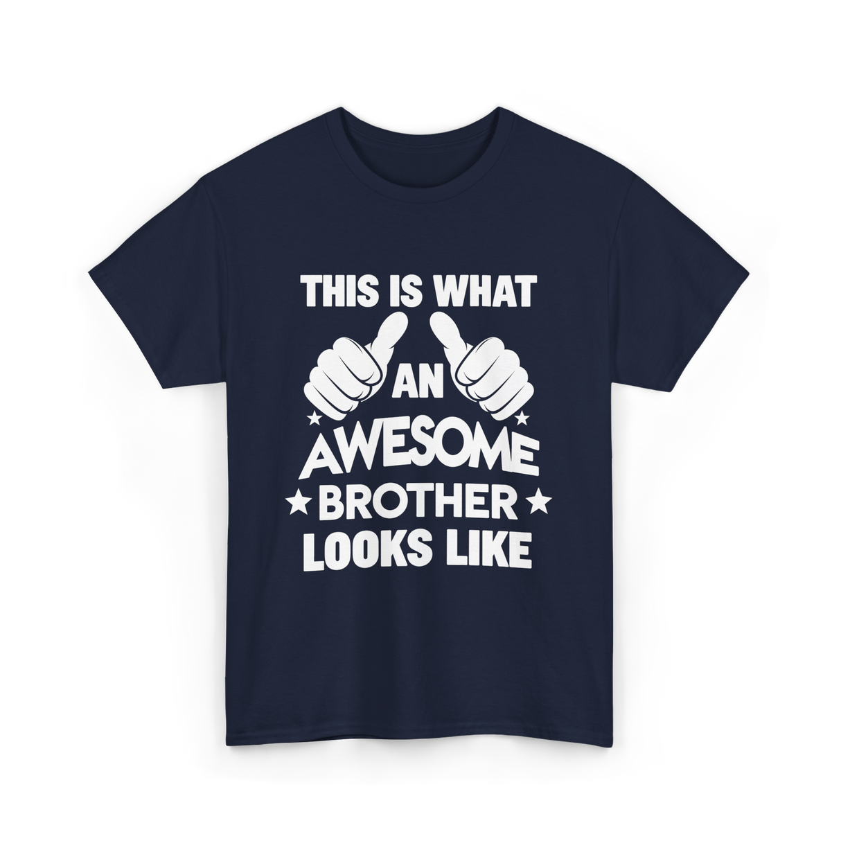 Awesome Brother Looks Brother T-Shirt - Navy