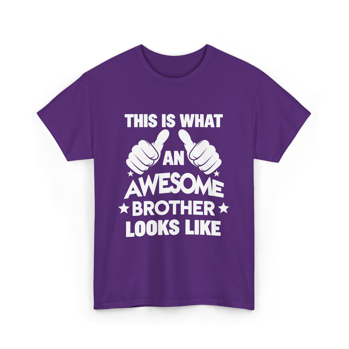 Awesome Brother Looks Brother T-Shirt - Purple