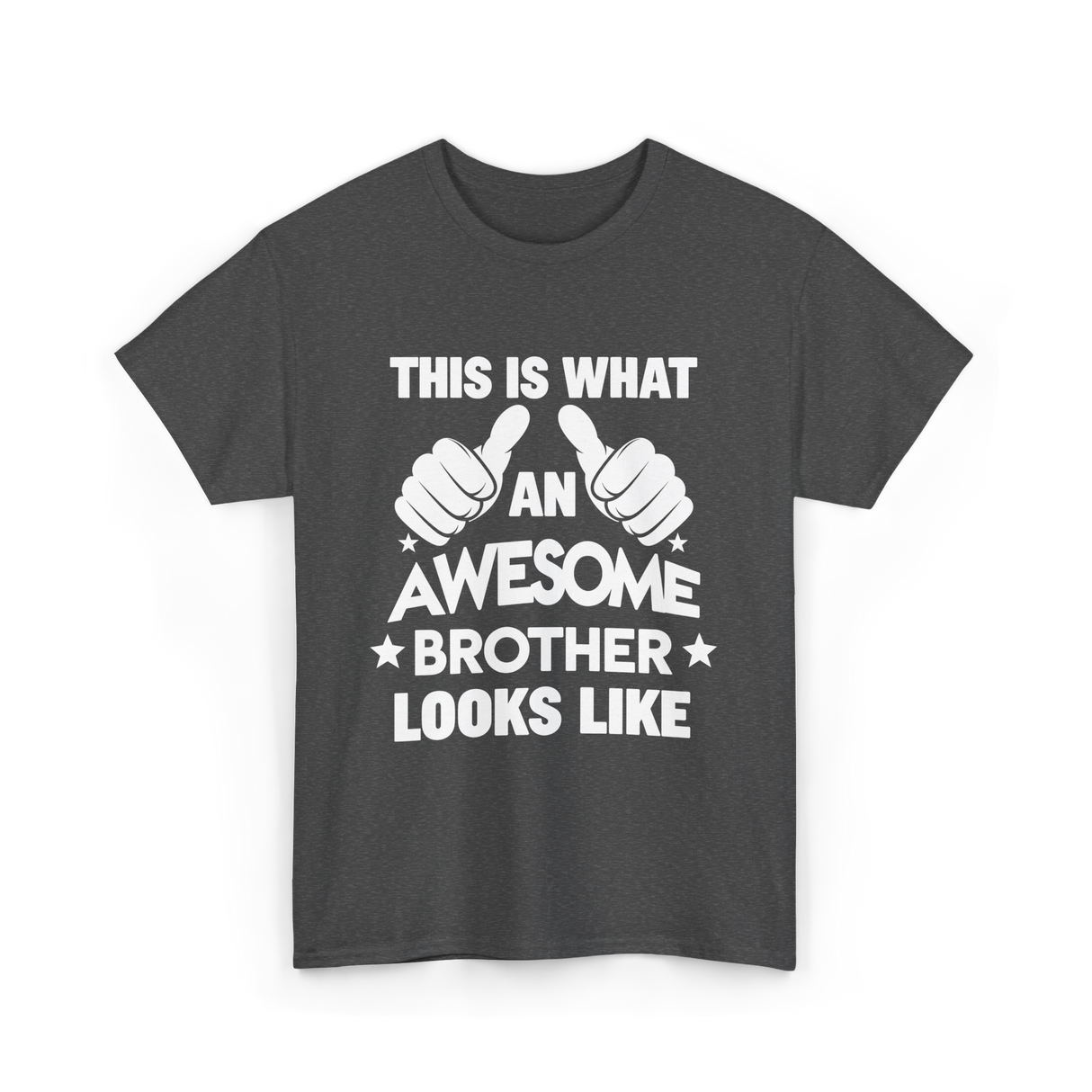 Awesome Brother Looks Brother T-Shirt - Dark Heather