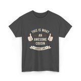 Awesome Cousin Looks Like Cousin T-Shirt - Dark Heather