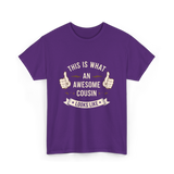 Awesome Cousin Looks Like Cousin T-Shirt - Purple