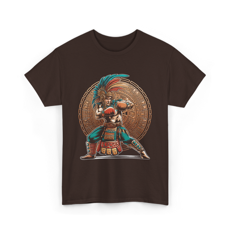 Aztec Boxer Boxing Champion T-Shirt - Dark Chocolate