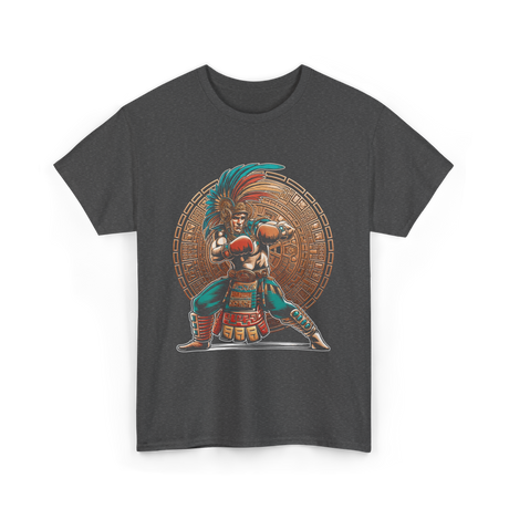 Aztec Boxer Boxing Champion T-Shirt - Dark Heather