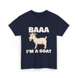 Baaa I'm A Goat T-Shirt - Navy