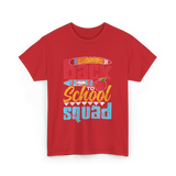 Back to School Squad Kids School T-Shirt - Red