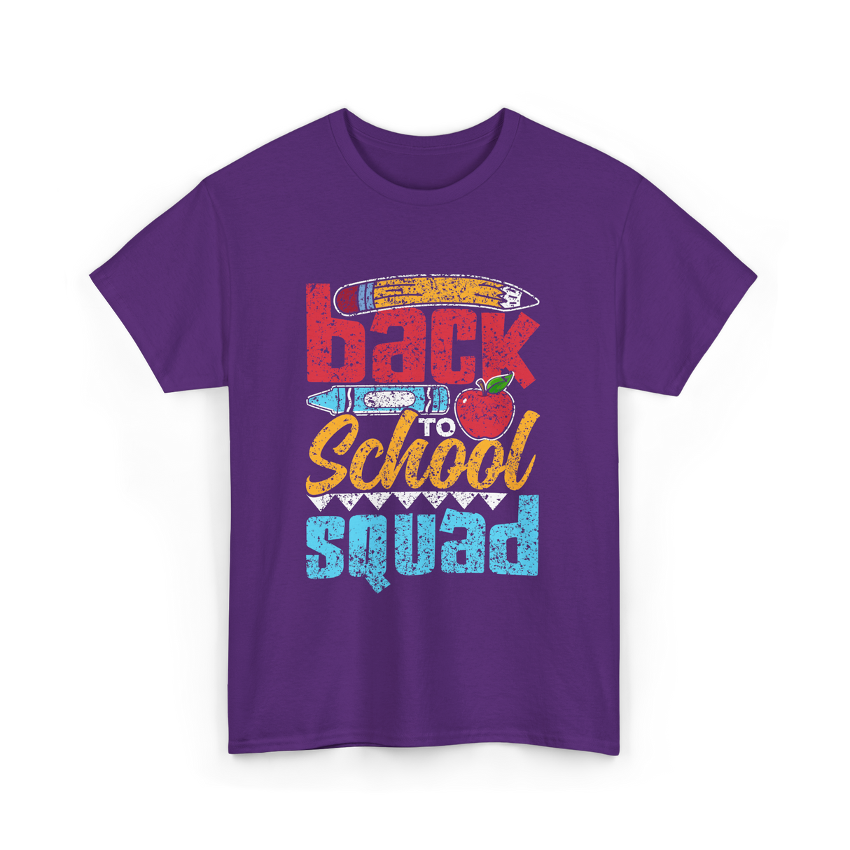 Back to School Squad Kids School T-Shirt - Purple