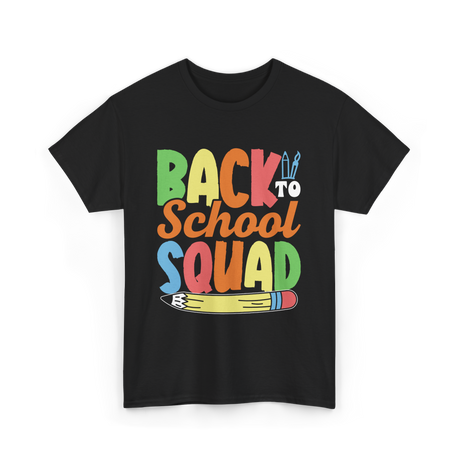 Back to School Squad Kids T-Shirt - Black