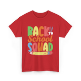 Back to School Squad Kids T-Shirt - Red