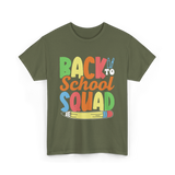 Back to School Squad Kids T-Shirt - Military Green