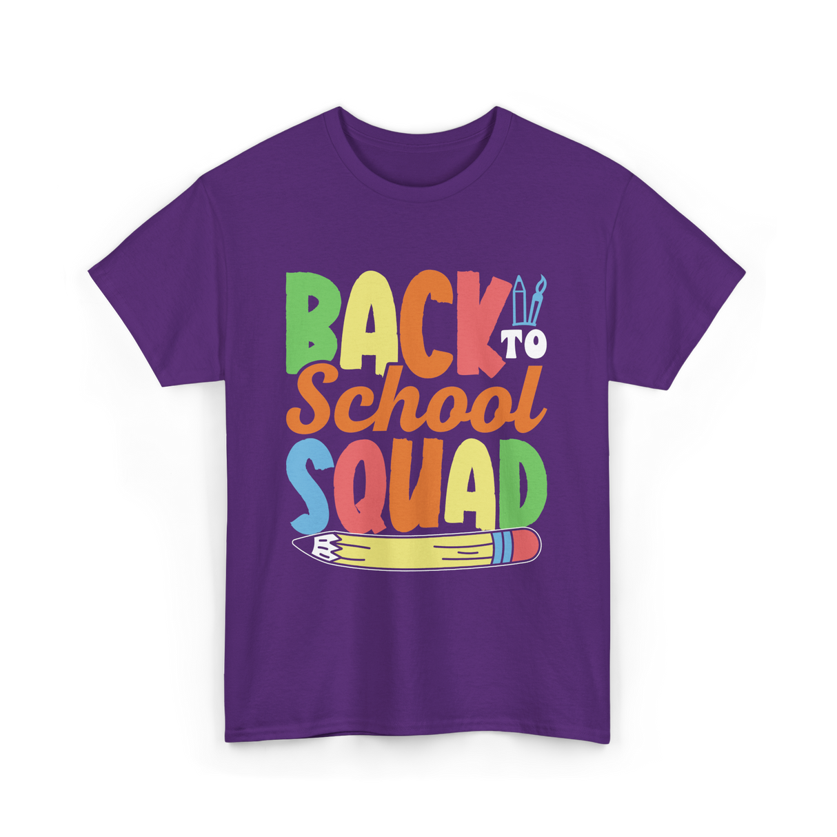 Back to School Squad Kids T-Shirt - Purple