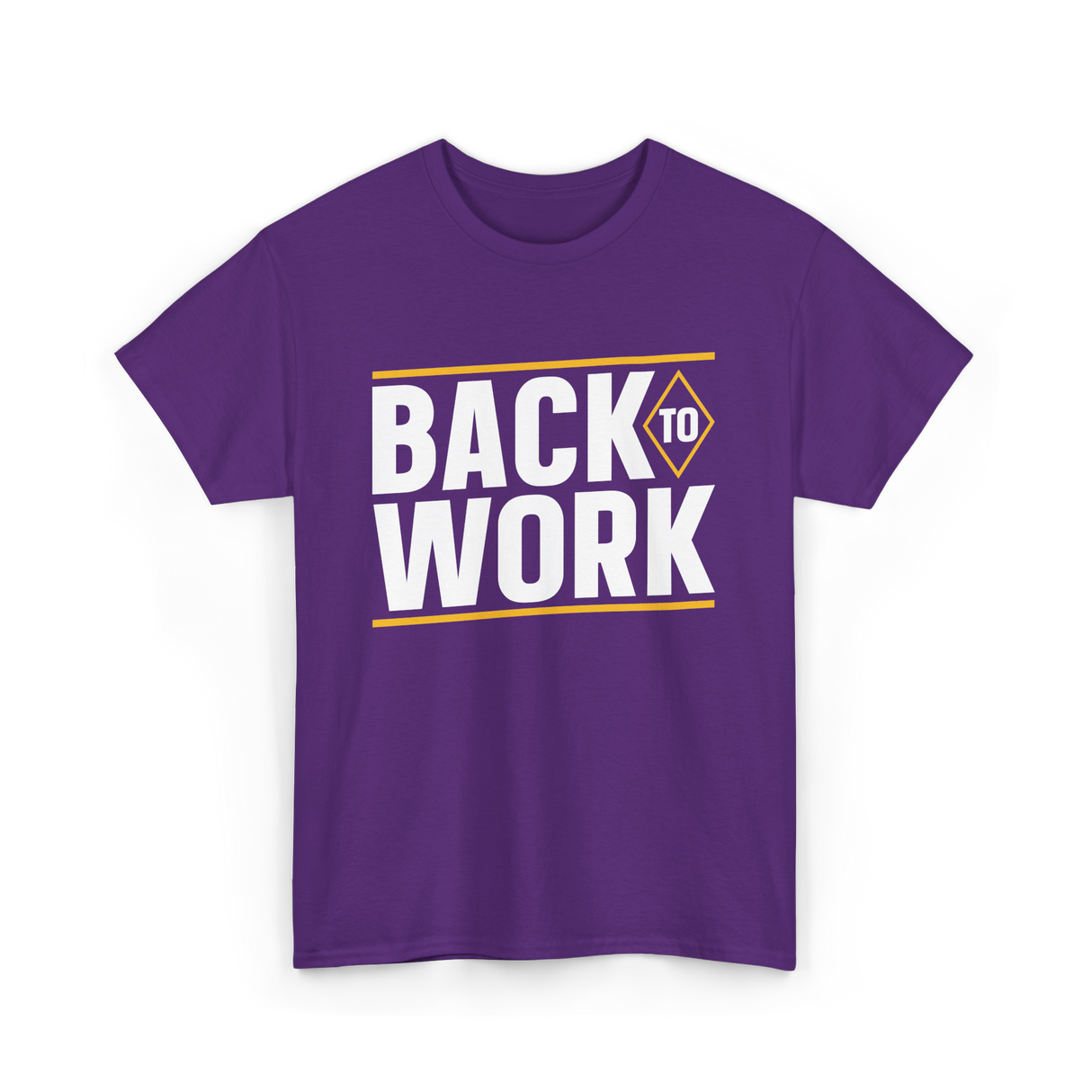 Back To Work Profession Employment T-Shirt - Purple