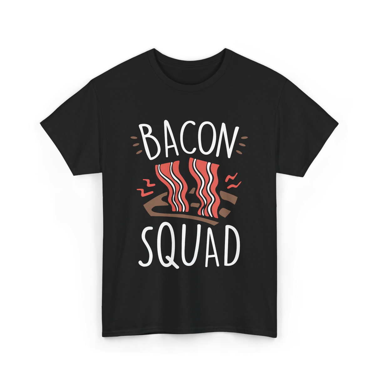 Bacon Squad Food Lover T-Shirt - Black