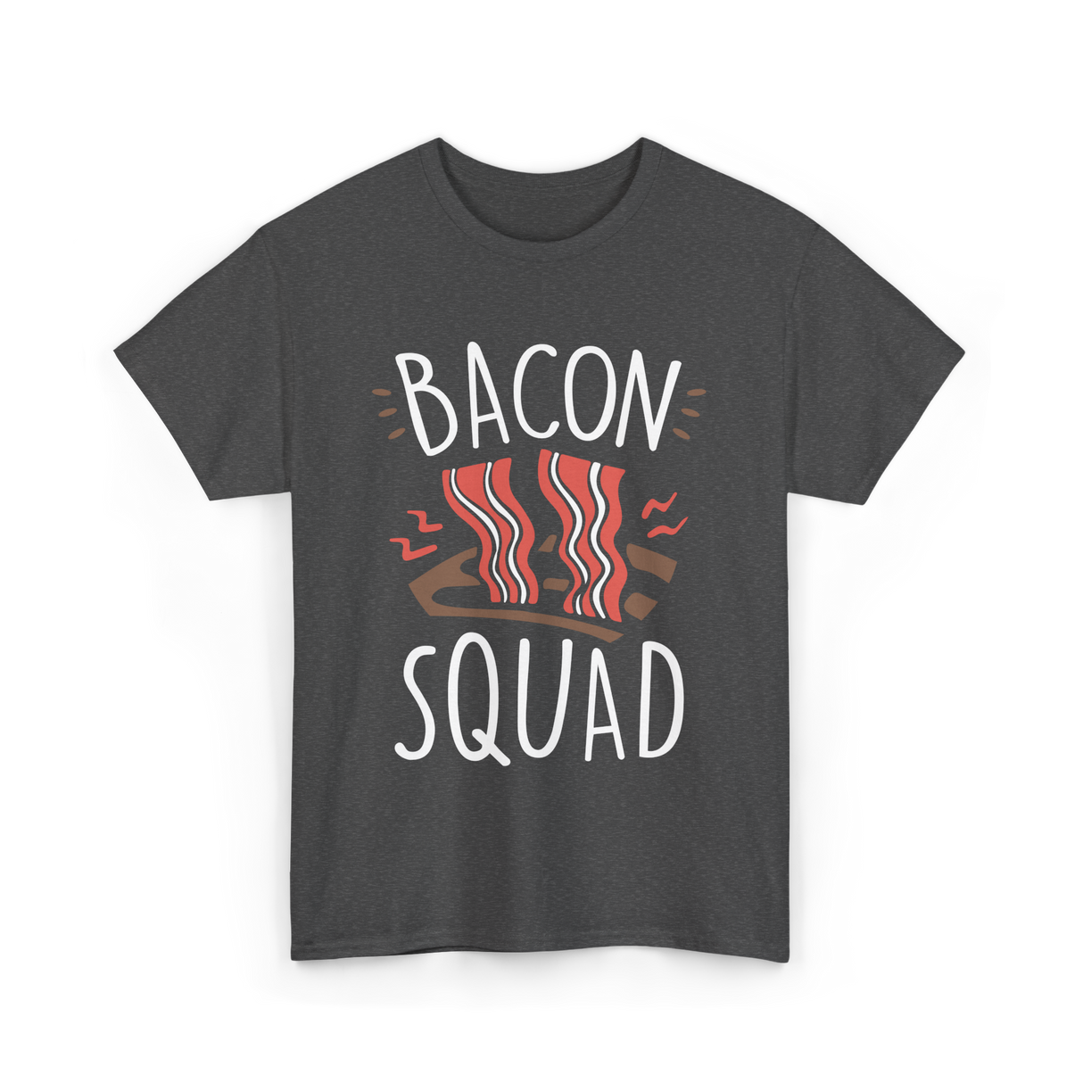 Bacon Squad Food Lover T-Shirt - Dark Heather