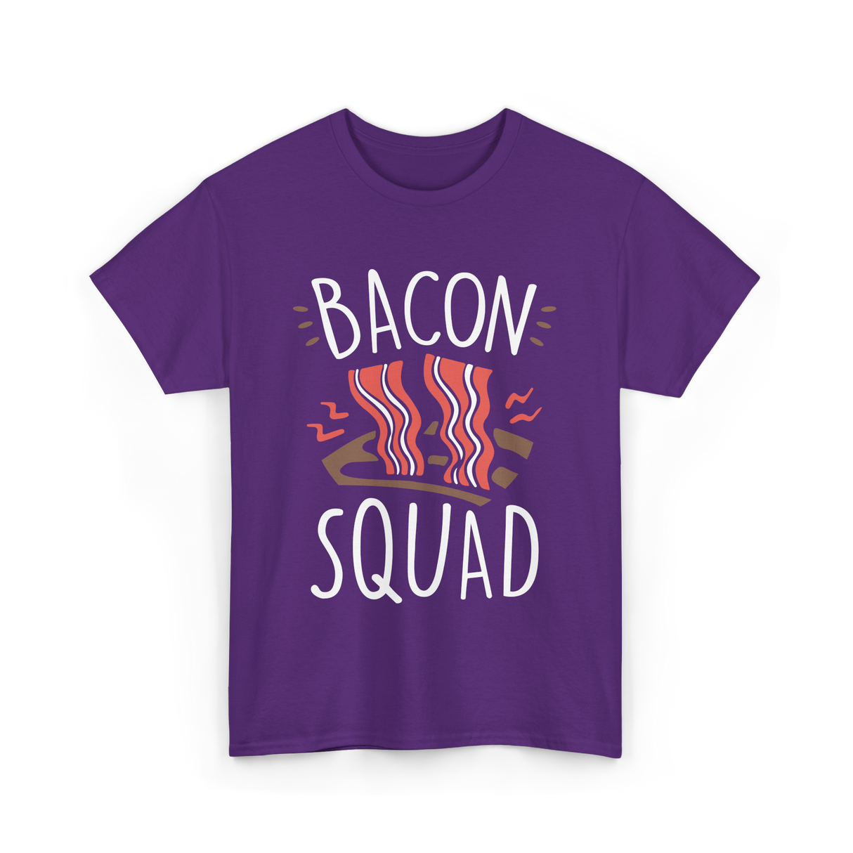 Bacon Squad Food Lover T-Shirt - Purple