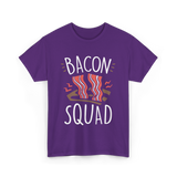 Bacon Squad Food Lover T-Shirt - Purple