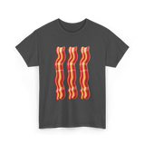 Bacon Strips Food Lover T-Shirt - Dark Heather