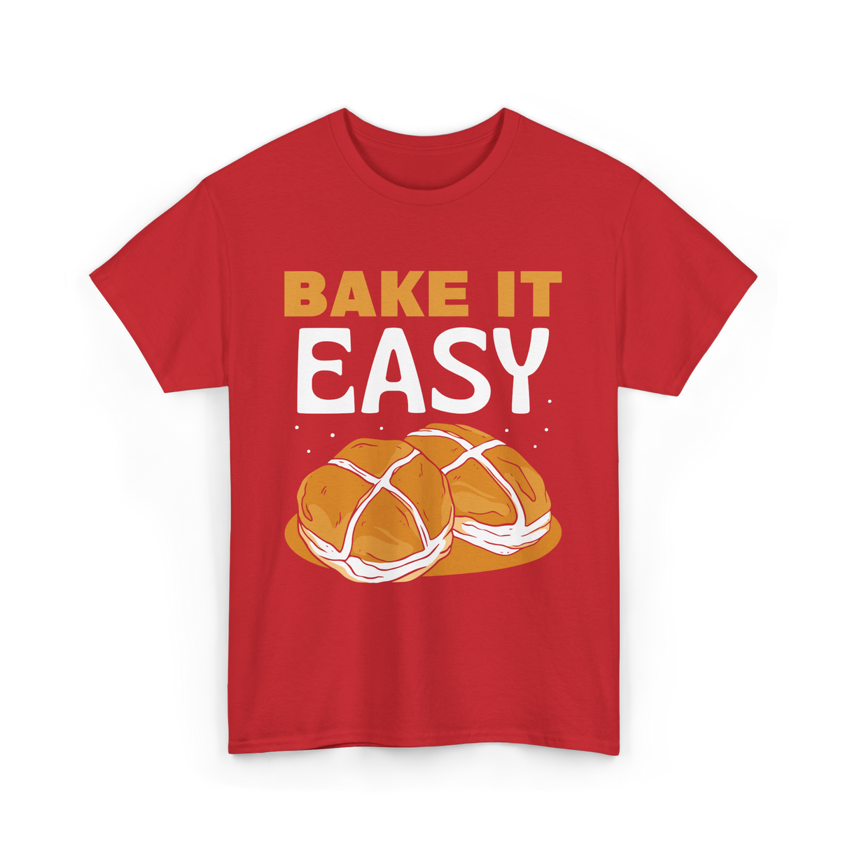 Bake It Easy Baking Bread T-Shirt - Red