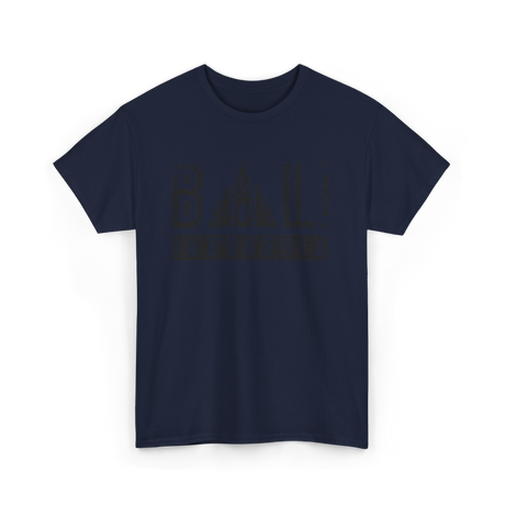 Bali Indonesia Summer Waves Vacation T-Shirt - Navy