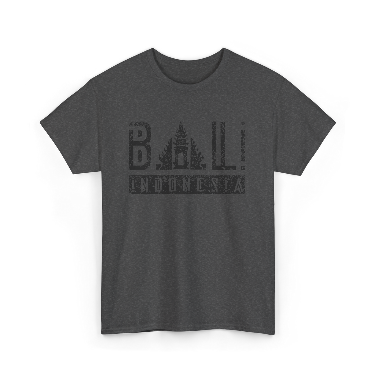 Bali Indonesia Summer Waves Vacation T-Shirt - Dark Heather