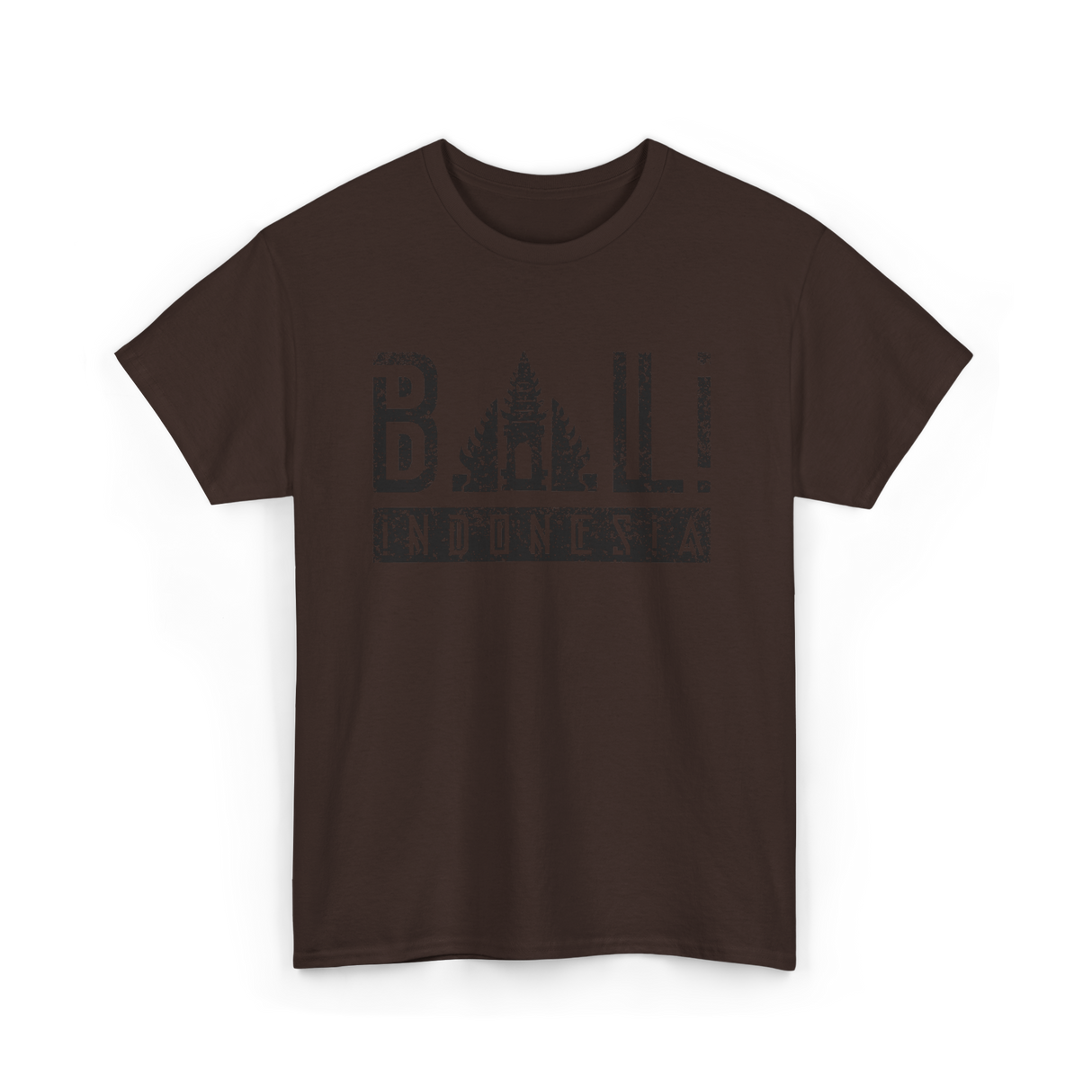 Bali Indonesia Summer Waves Vacation T-Shirt - Dark Chocolate