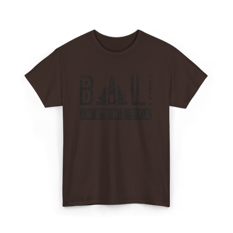 Bali Indonesia Summer Waves Vacation T-Shirt - Dark Chocolate