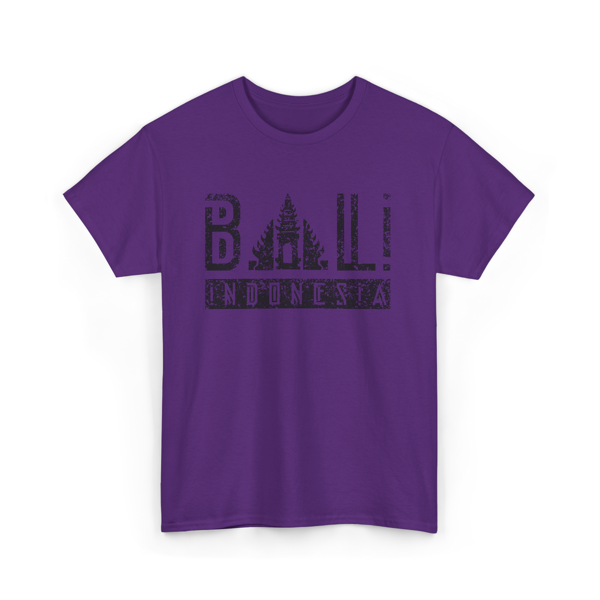 Bali Indonesia Summer Waves Vacation T-Shirt - Purple