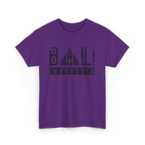 Bali Indonesia Summer Waves Vacation T-Shirt - Purple