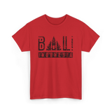 Bali Indonesia Summer Waves Vacation T-Shirt - Red