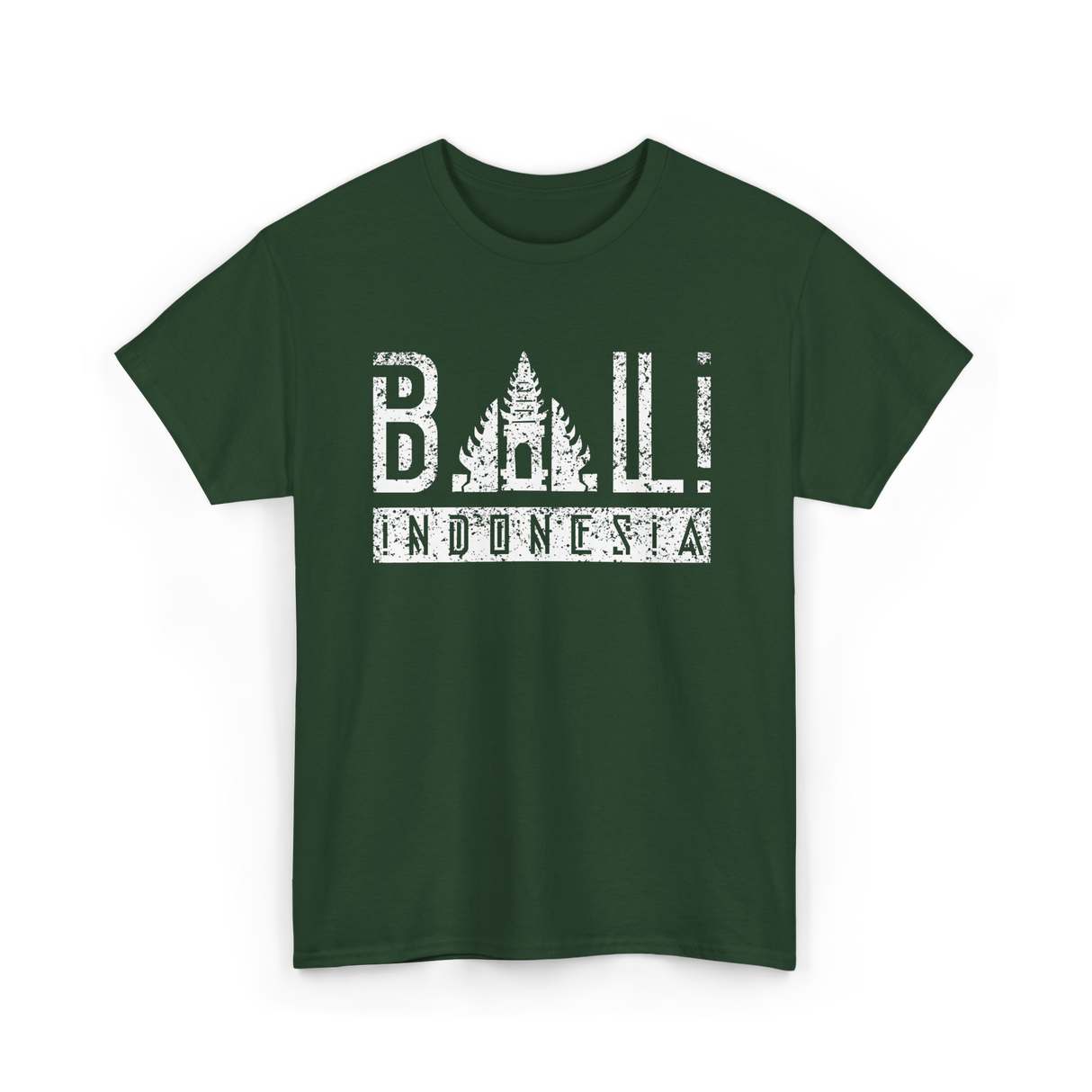 Bali Indonesia Travel Adventure T-Shirt - Forest Green