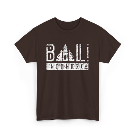 Bali Indonesia Travel Adventure T-Shirt - Dark Chocolate