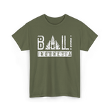 Bali Indonesia Travel Adventure T-Shirt - Military Green