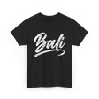 Bali Tropical Travel T-Shirt - Black