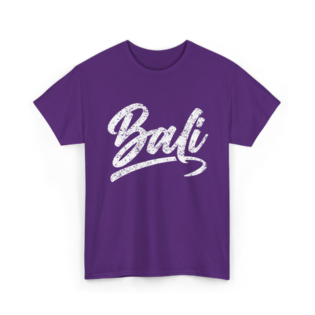 Bali Tropical Travel T-Shirt - Purple