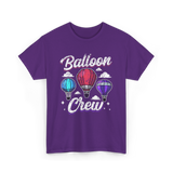 Balloon Crew Ballooning Pilot T-Shirt - Purple