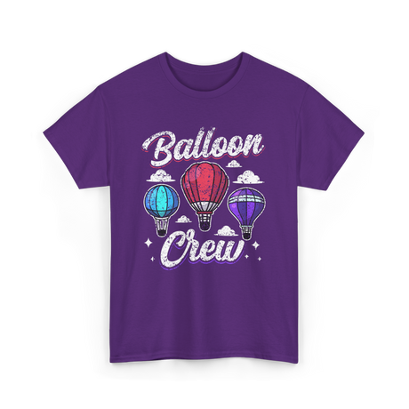 Balloon Crew Ballooning Pilot T-Shirt - Purple