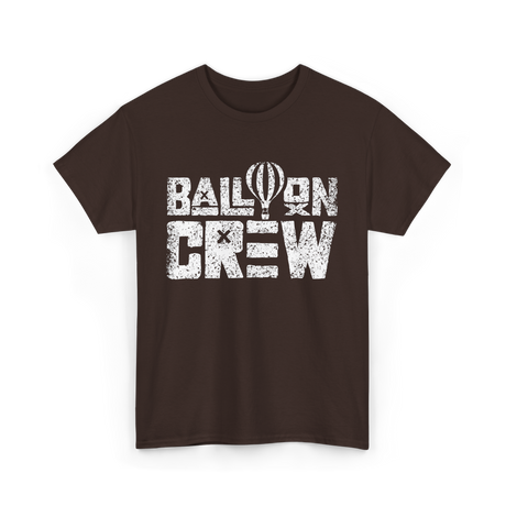 Balloon Crew Ballooning Pilot T-Shirt - Dark Chocolate