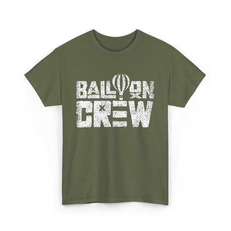 Balloon Crew Ballooning Pilot T-Shirt - Military Green