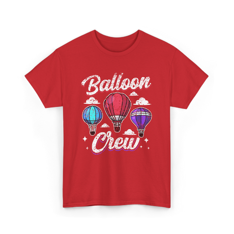 Balloon Crew Ballooning Pilot T-Shirt - Red