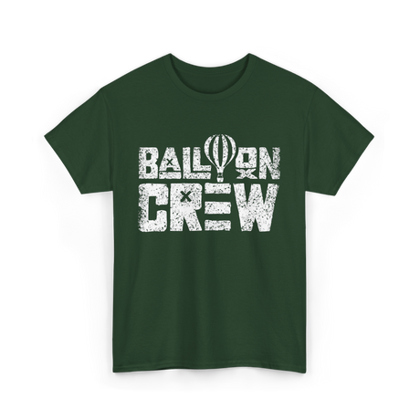 Balloon Crew Ballooning Pilot T-Shirt - Forest Green